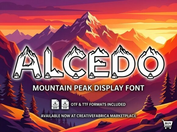 Alced: A Bold Display Font for Web Design