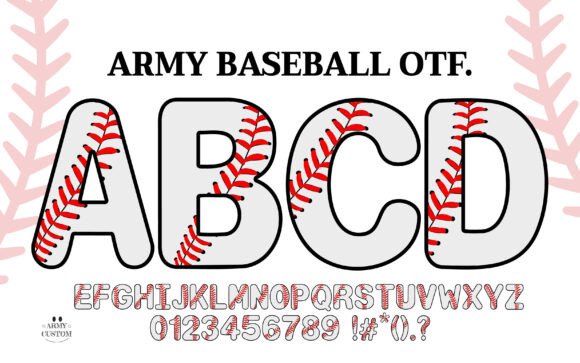 Army Baseball Font: A Bold Typeface for Web Design
