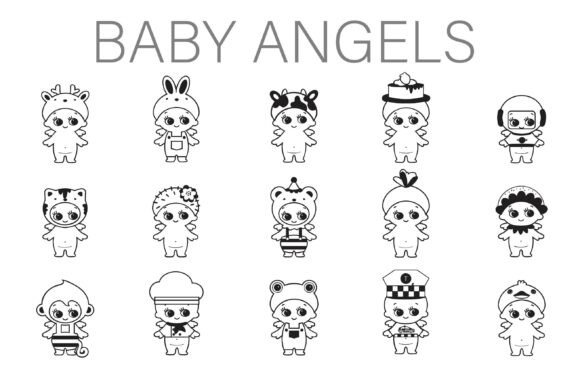 Baby Angels Dingbats: A Whimsical Typeface for Marketers