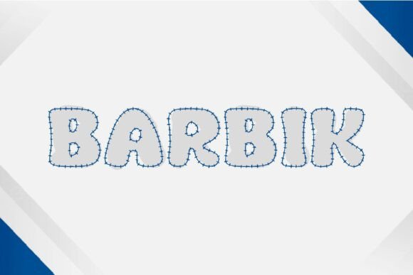 Barbik: A Bold Decorative Font for Campaigns