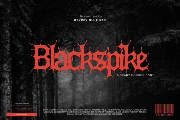Blackspike Font: A Gothic Typeface for Bold Branding