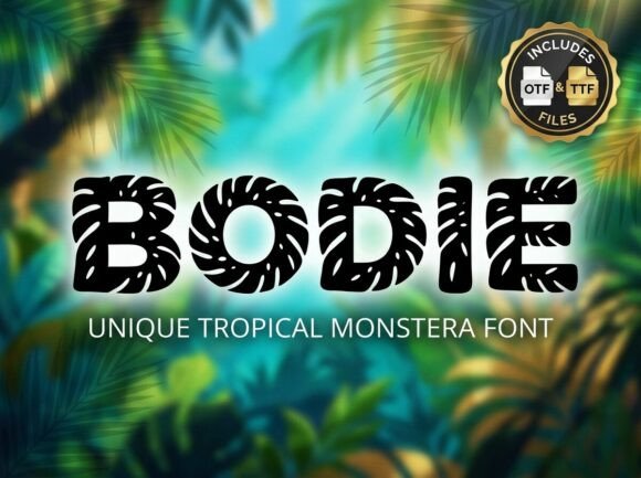 Bodie: A Decorative Font for Bold Branding