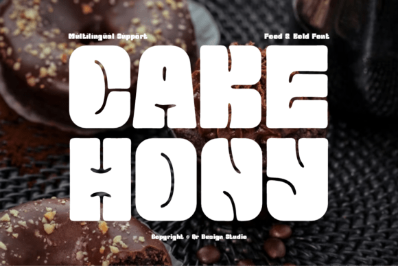 Cake Hony Font: Bold Type for Clear Campaigns