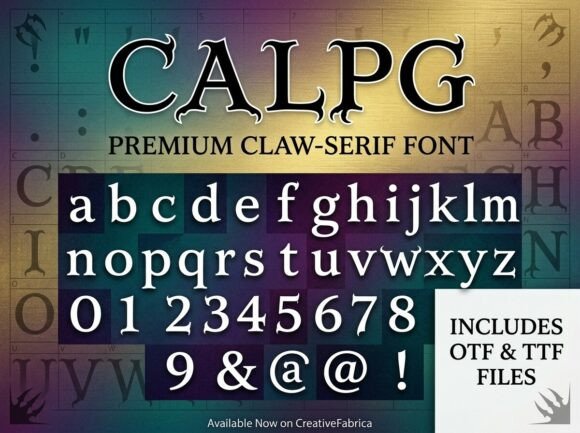 Calpg Typeface Review for Digital Campaigns