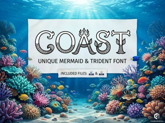 Coast Typeface: Bold Display Font for Digital Brands
