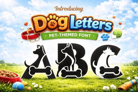 Dog Letters Font: A Playful Typeface for Pet Brands