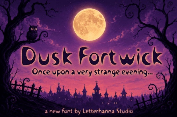 Dusk Fortwick: A Bold Display Font for Branding