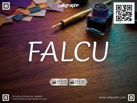 Falcu: A Decorative Typeface for Editorial Design