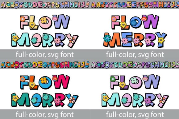 Flowmerry: The Color Font for Bold Campaigns