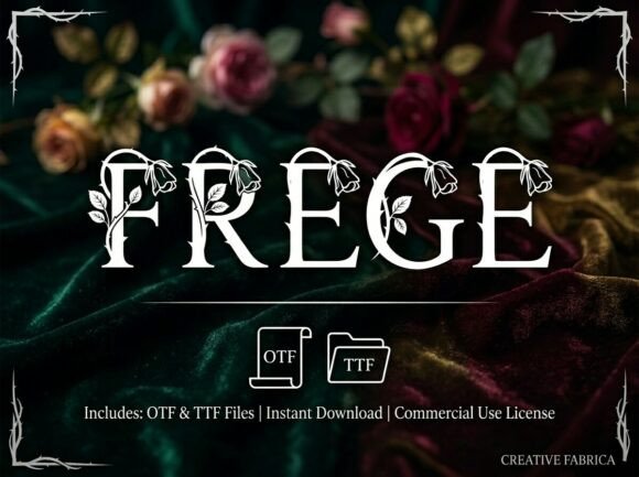 Frege: A Decorative Font for Makers