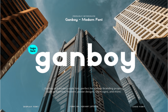 Ganboy: The Bold Display Font for Clear Campaigns