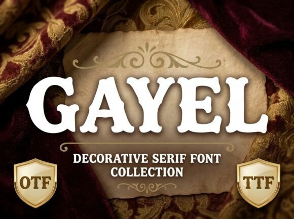 Gayel: The Decorative Font for Crafters