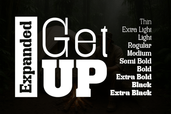 Getup Expanded: A Bold Slab Serif Font for Makers