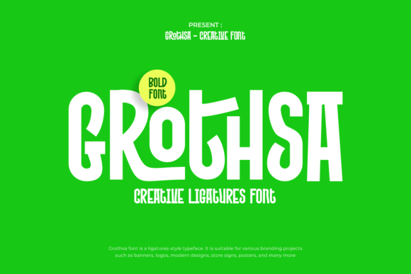 Grothsa: The Bold Sans Serif Font for Makers