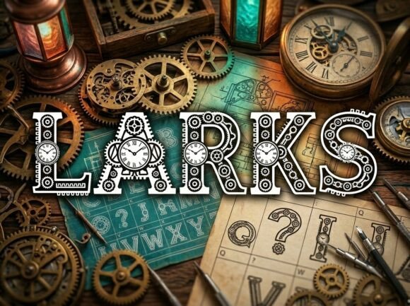 Larks: A Decorative Font for Makers