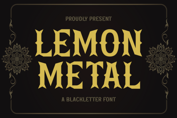 Lemon Metal Font for Bold Business Branding