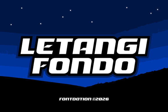 Letangi Fondo: The Bold Typeface for Marketers