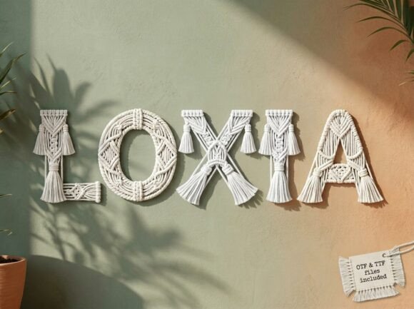 Loxia Font: A Bold Display Typeface for Web Headers