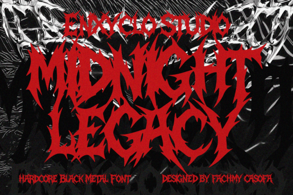 Midnight Legacy: A Blackletter Typeface for Digital Impact
