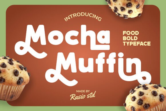Mocha Muffin: A Bold Display Font for Editorial Design