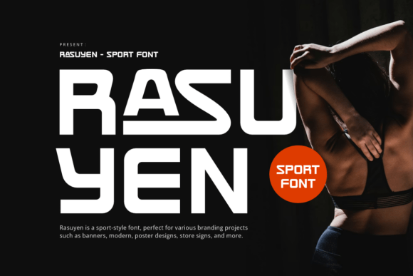 Rasuyen Font: A Bold Display Typeface for Web Design