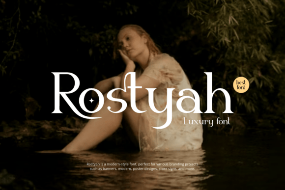 Rostyah Typeface: Elevating Editorial Design