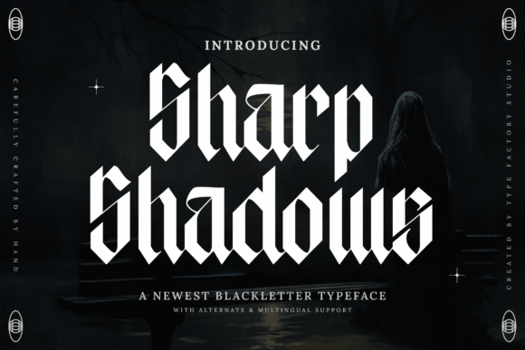 Sharp Shadow Typeface for Bold Campaigns