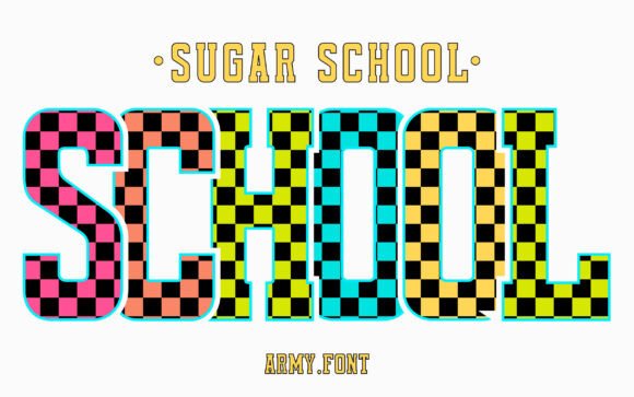 Sugar School Black: A Playful Typeface for Modern Editors