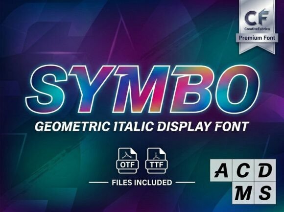 Symbo: A Bold Display Font for Modern Editorial Design