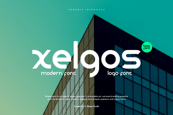 Xelgos: A Bold Display Typeface for Web Design