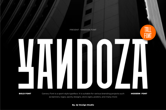 Yandoza: A Bold Sans Serif Font for Makers